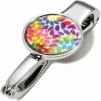 Image 1 of TROIKA Закачалка за чанта Troika- COLOURFUL LEAVES (#BGH03-A084)