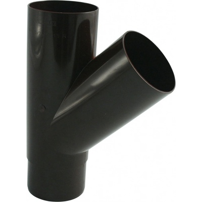 Marley Odbočka odkvapového zvodu 45° DN 105/105 plastová RAL 8017 hnedá