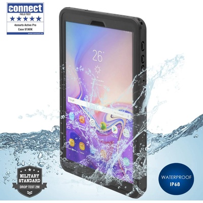 4smarts Rugged Case Active Pro STARK - ударо и водоустойчив калъф за Samsung Galaxy Tab A 10.5 (черен)