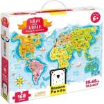 BANANA PANDA Banana Panda: Какво се случва по света? пъзел - 168 части (33672)
