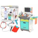 LEAN Toys Little Doctor Set Medical Trolley X-ray ECG Accessories