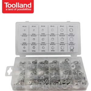 ToolLand Комплект федер шайби, метрични, 720 броя (tln has03)
