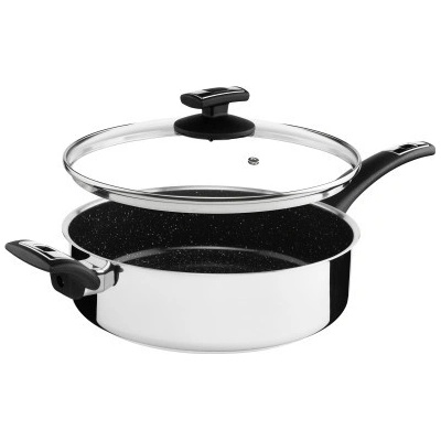 KOLIMAX Pánev CERAMMAX PRO STANDARD s rukojetí s poklicí 26 cm 3.9 l černý GRANIT
