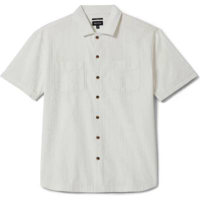 Brixton Мъжка риза с копчета Brixton The Vintage S/S Woven Shirt - Off White Jacquard Stripe - размер M (033-3015-0112)