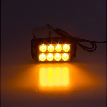 PREDATOR dual 8x1W LED, 12-24V, oranžový