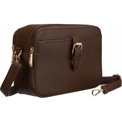 Peterson Hnědá dámská malá kabelka přes rameno crossbody kožená