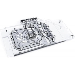 Alphacool Воден блок за видео карта Alphacool Eisblock Aurora Acryl GPX-A Radeon RX 6800/6800XT Strix/TUF with Backplate (AC-1021160) - hits