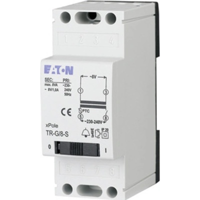 Zvonkový transformátor EATON TR-G3/8 230V/4/8/12V 8VA 272481