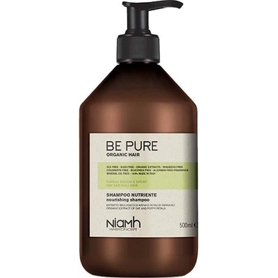 NiaMh Hairkoncept Be Pure Nourishing Shampoo Vyživující šampon pro suché vlasy 500 ml