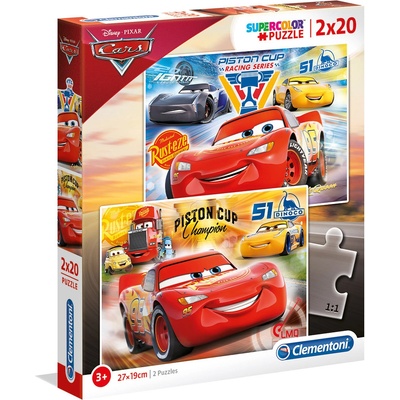Clementoni Cars 2 x 20 dielov