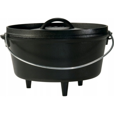 Lodge Litinový hrnec Dutch Oven 8,5 l s litinovou poklicí a kovovým držadlem