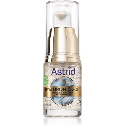 Astrid Hyaluronic Gold лифтинг серум за очи с ниацинамид 15ml