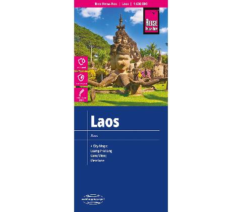 mapa Laos 1:600 t.