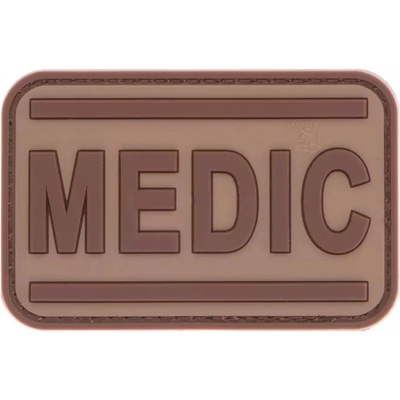 JTG Nášivka gumová JTG Medic Rubber Patch, Desert