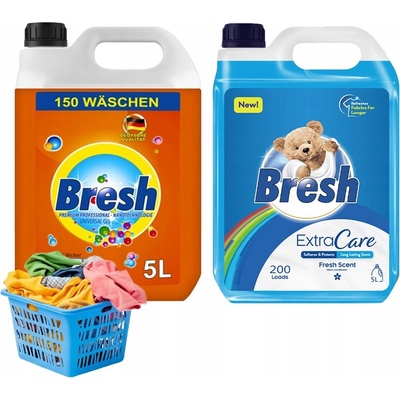 Bresh prací gel 5 l + aviváž mix 5 l