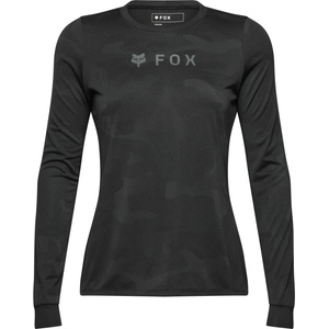 FOX Racing Дамска фланелка с дълъг ръкав за колоездене Fox racing Women's Ranger Tru Dri L/S Jersey Cycling jersey - Black (156-2580-0112)