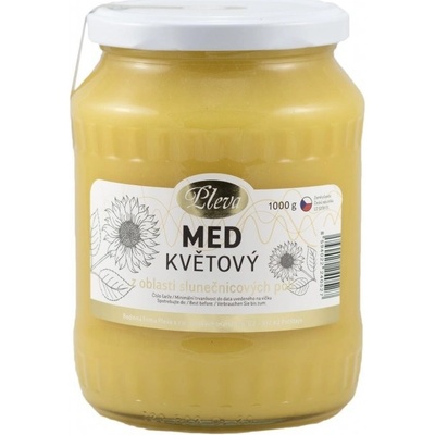 Pleva Med květový z oblasti slunečnicových polí 950g