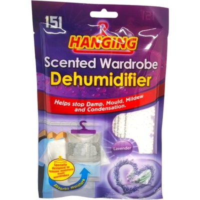 Hanging ароматизатор и влагоабсорбатор за гардероб, 180гр, Лавандула
