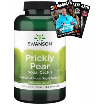 Swanson Prickly Pear Cactus Opuntia Opuncie 650 mg 180 kapslí