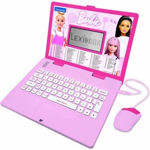 Lexibook Образователен детски лаптоп играчка със 124 дейности - Lexibook Barbie Bilingual Educational Laptop English and Spanish (английски и испански език) (JC598BBI2)