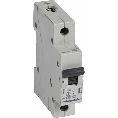Nadprúdový istič 1P B 25A 6kA AC S301 B25 RX3, Legrand