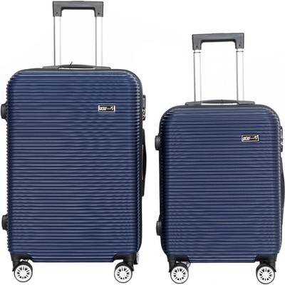 Aga Travel Sada kufrov MR4695 Tmavo Modrá 63 l 33 l