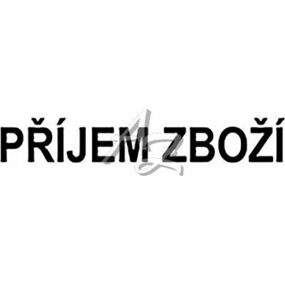 plastová tabulka, "PŘÍJEM ZBOŽÍ", 210x45mm