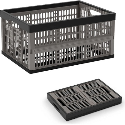 Majster Regál Skladacia prepravka 32L, 23x47x35 cm, Šedá