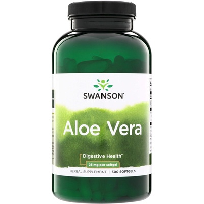 Swanson Aloe Vera Aloe 25 mg 300 kapslí