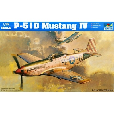 Trumpeter Easy Model 36304 - P-51D Mustang IV 359FS 356FG 8AF - Modello In Plastica Scala 1:72 - Anglia 1945 - 2