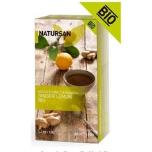 Natursan Ginger Lemon BIO 100% čaj bylinkový 25 x 1,5 g