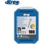 Kreg Tool Винтове за дърво 1 (25 мм), поцинковани комплект 100 бр. фина резба - Pan-Head / Kreg SPS-F1-100 / (Kreg SPS-F1-100)