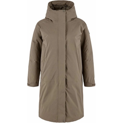Fjallraven Ovik GTX Padded Parka W Suede Brown