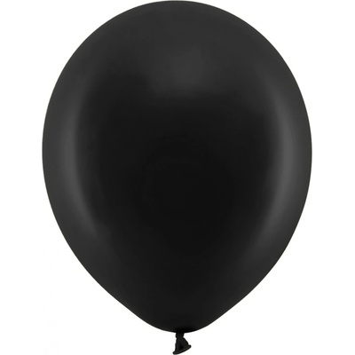 Balónek pastelový ČERNÝ 30 cm