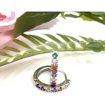 Jan Kos jewellery stříbrné náušnice kruhy 12122437