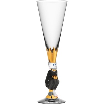 Orrefors Чаша за шампанско The Sparkling Devil 190 мл тъмносива (6267941)