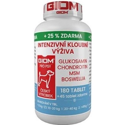 Giom S pes Intenzivní kloubní výživa 180 tbl