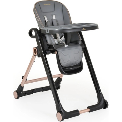 Cangaroo Детски стол за хранене Prime тъмносив