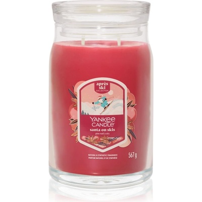 Yankee Candle Santa On Skis ароматна свещ 567 гр