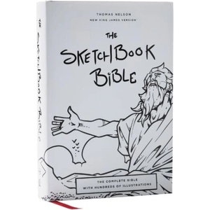 The Sketchbook Bible: The Complete Bible with Hundreds of Illustrations (Nkjv, Hardcover, Red Letter, Comfort Print) | Paul Mignard (ISBN: 9781400339471)