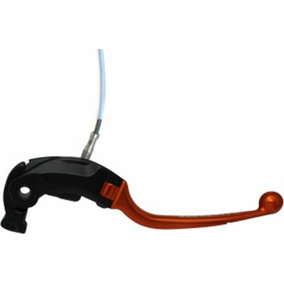 ACCOSSATO Brake lever folding ACCOSSATO LV021 with integrated adjuster for Nissin radial master cylinder oranžová