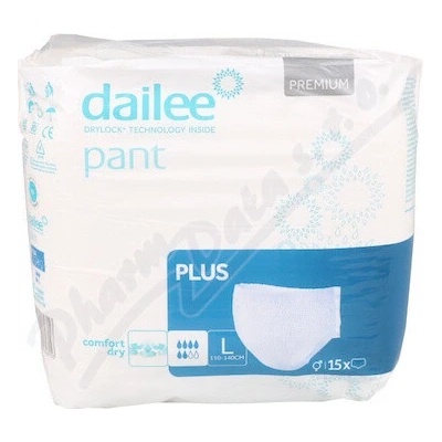 Dailee Pant Premium Plus L 15 ks