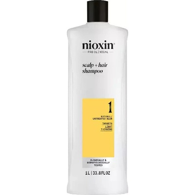 Nioxin Čistiaci šampón pre jemné mierne rednúce prírodné vlasy System 1 (Shampoo Cleanser System 1) 300 ml)