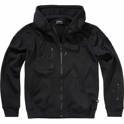 Tactical Sweat Jacket mikina taktická na zip s kapucí černá