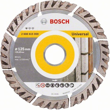 Bosch Rezný kotúč diamantový, Standart for Universal 125 mm