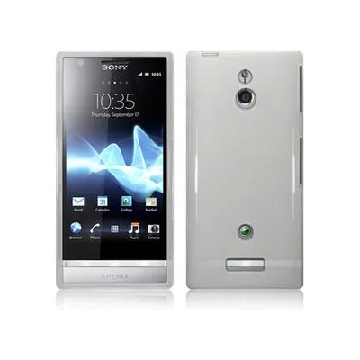 Sony Xperia_P LT22i Силиконов Калъф Бял + Протектор
