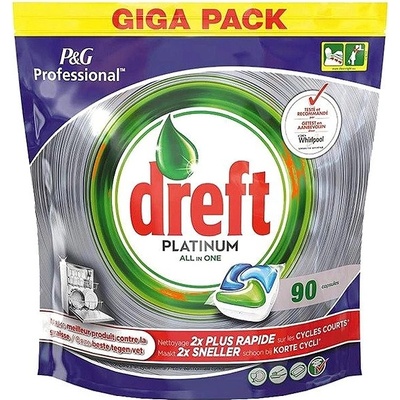 Dreft Platinum All in One kapsle do myčky nádobí 90 ks