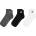 Ted Baker Чорапи Ted Baker Women's Quarter Socks - Grey/Black