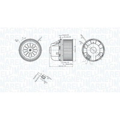 vnitřní ventilátor MAGNETI MARELLI 069412729010
