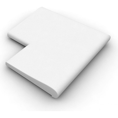 Pavax Bazénový lem Roh 90° opačný, umělý pískovec bílý